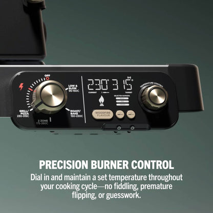 FlexFlame ProConnect Gas BBQ & Outdoor Cooking System Ultimate 5-in-1 Bundle - Black & Stainless Steel