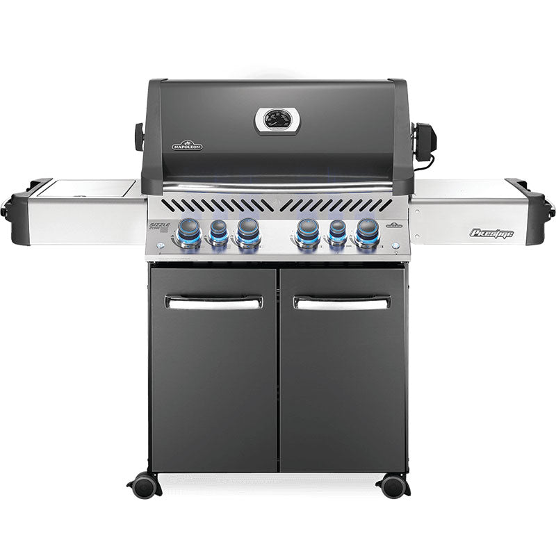 Elite Series 500 Gas Grill with Rear & Side Infrared Burners - Grey