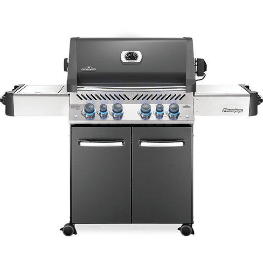 Elite Series 500 Gas Grill with Rear & Side Infrared Burners - Grey