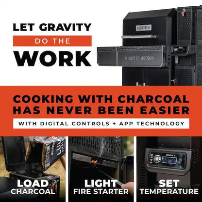 Gravity-Feed 1150 Charcoal BBQ & Smoker Starter Pack